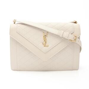 Yves Saint Laurent Saint Laurent Paris Satchel Gabby Shoulder Bag Handbag Lea...